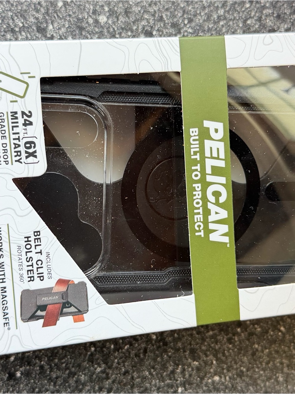 Pelican Rugged Clear Protective iPhone 17 Pro Sleeve - Built to Protect